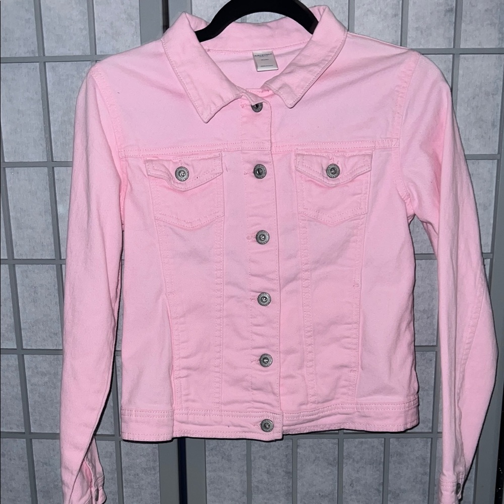 Arizona Jean Co Chic Pink Jean Jacket XL 16 GUC